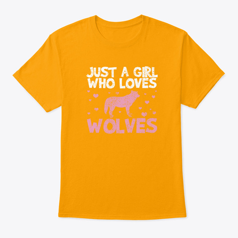 Wolves Wolf Gold T-Shirt Front