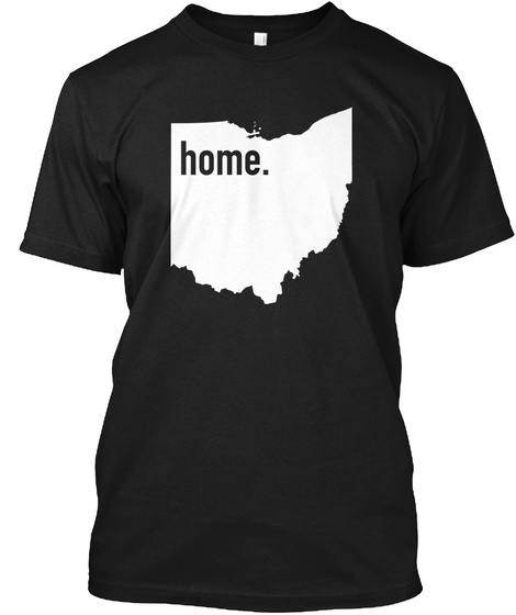Home Black T-Shirt Front