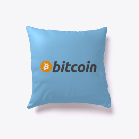 Bitcoin First Light Blue T-Shirt Back