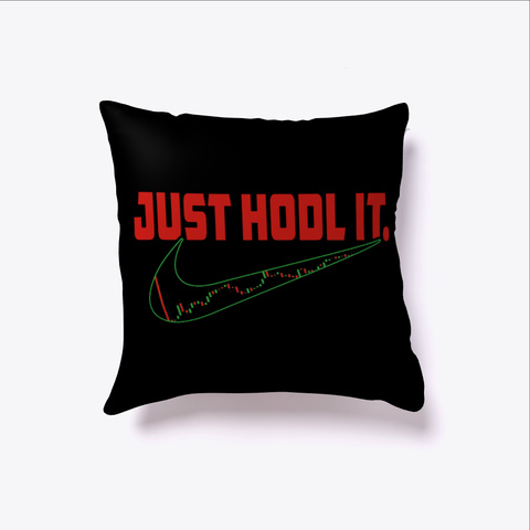  Just Hodl It Crypto Currency Bitcoin Black T-Shirt Front