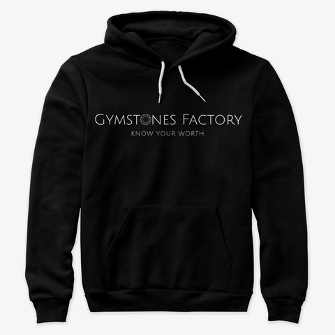 Gymstones Factory Merch Black T-Shirt Front