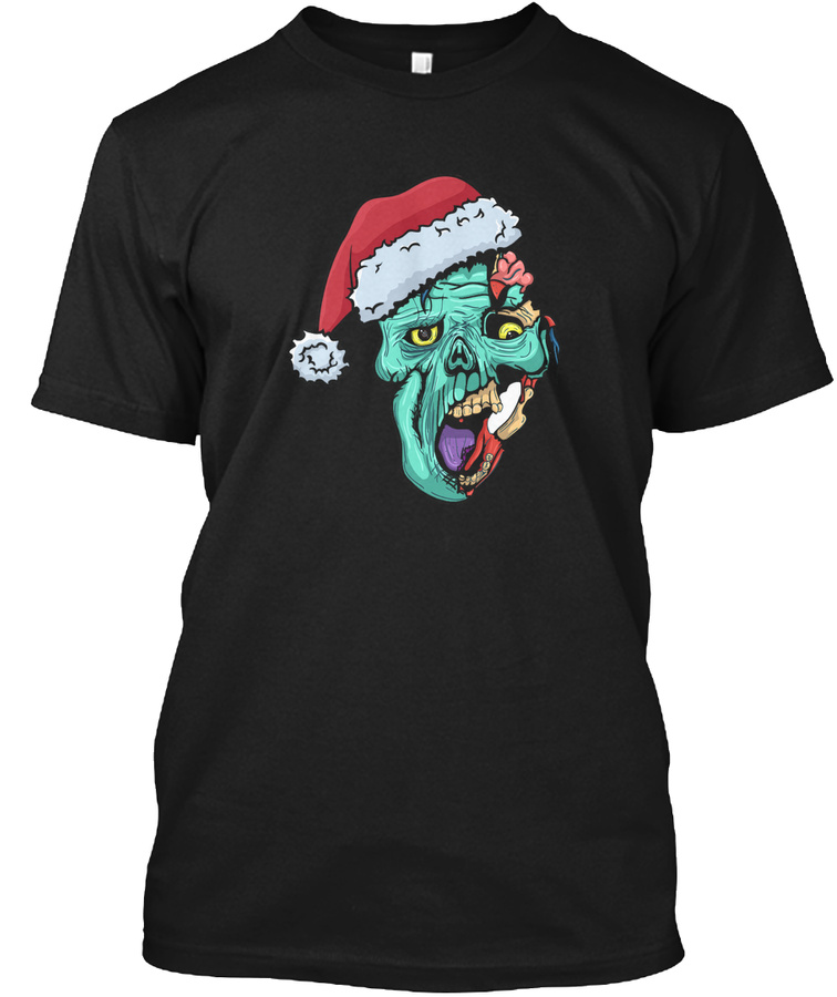 Zombie Santa Scary Halloween Shirt Unisex Tshirt