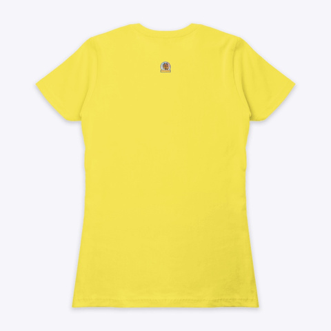 Virgin Islands Fete Queen Vibrant Yellow T-Shirt Back