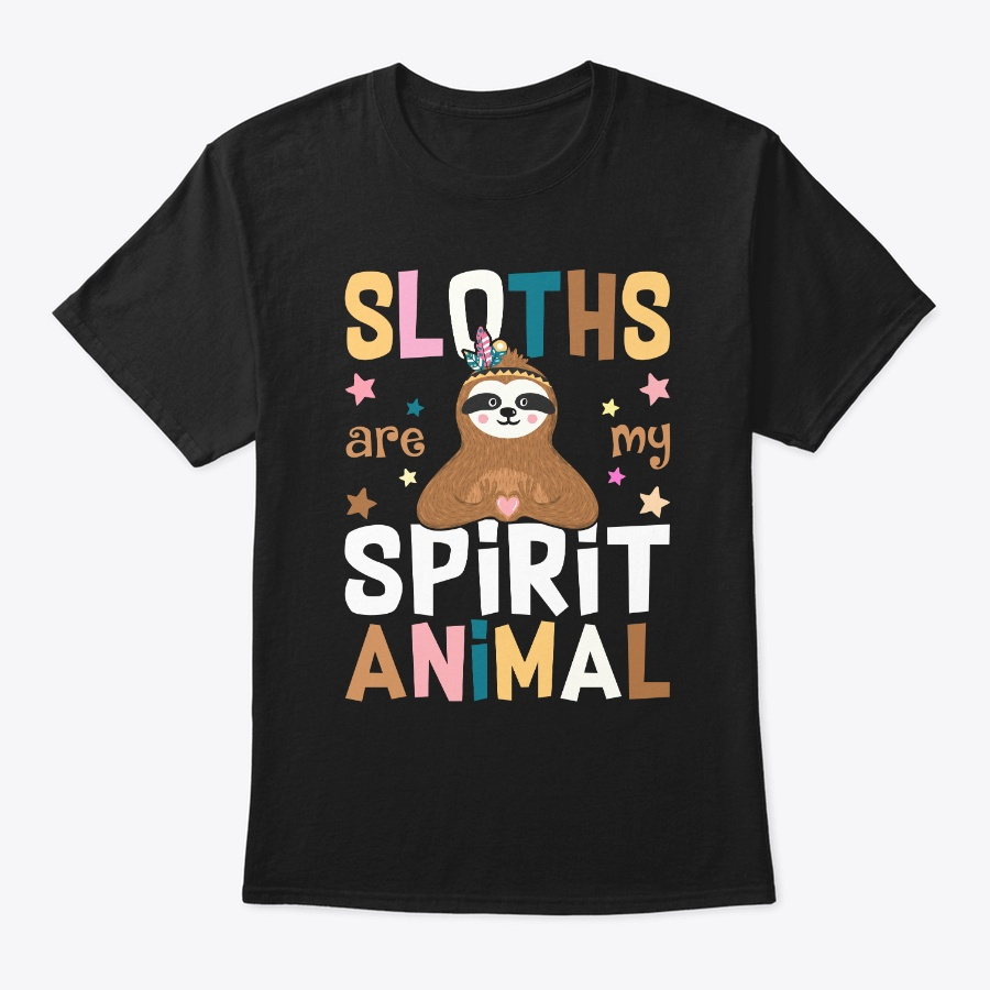 Sloths Are My Spirit Animal Heart Sloth Unisex Tshirt