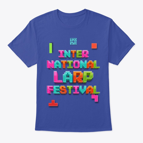International Larp Festival   Digital Deep Royal T-Shirt Front