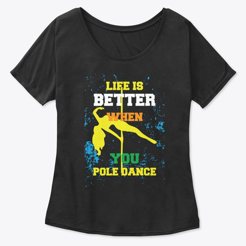 Life  Is Better ........... Black T-Shirt Front