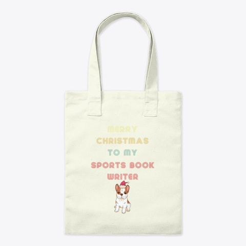 Holiday Dog Owner Gift For Sports Book W Natural T-Shirt Front