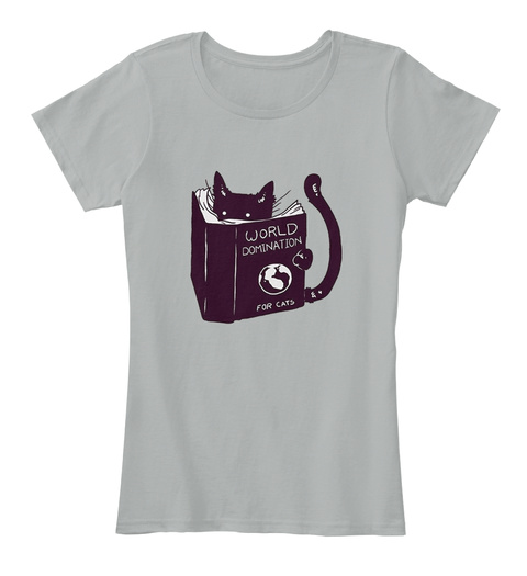 Cat Reading A Book T-shirt