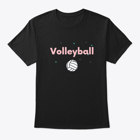 Volleyball Etboh Black áo T-Shirt Front