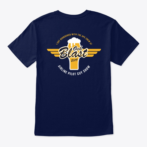 Apg Osh Blast 2019 Shirts Navy T-Shirt Back