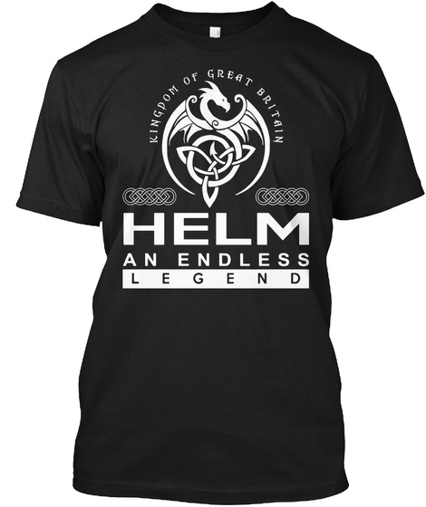 Helm An Endless Legend Black T-Shirt Front