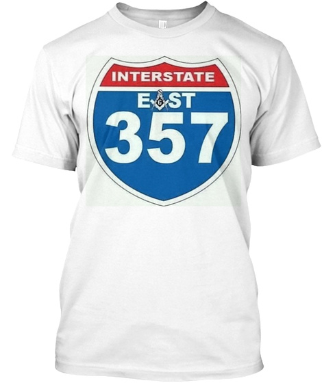 Interstate East 357 White T-Shirt Front