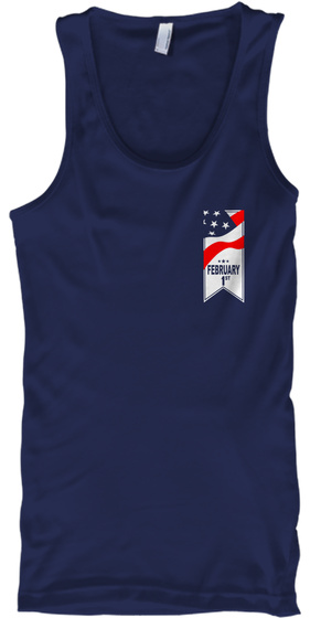 National Freedom Day   Tanktops Navy T-Shirt Front