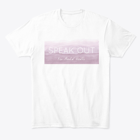 Speak Out For Mental Health Tee- Pink