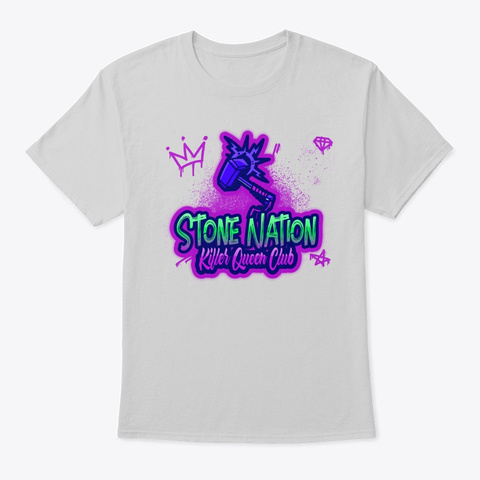 Stone Nation X Killer Queen Club Light Steel T-Shirt Front
