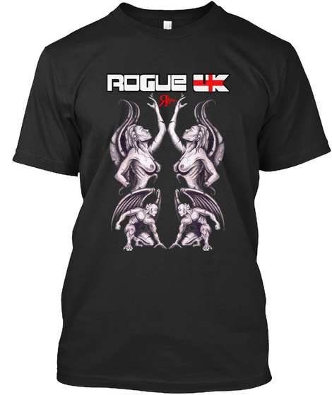 Rogue Uk Black Camiseta Front