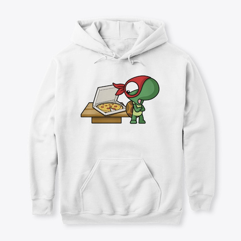 Hoodie- A Turtle Crazy In Love W Pizza