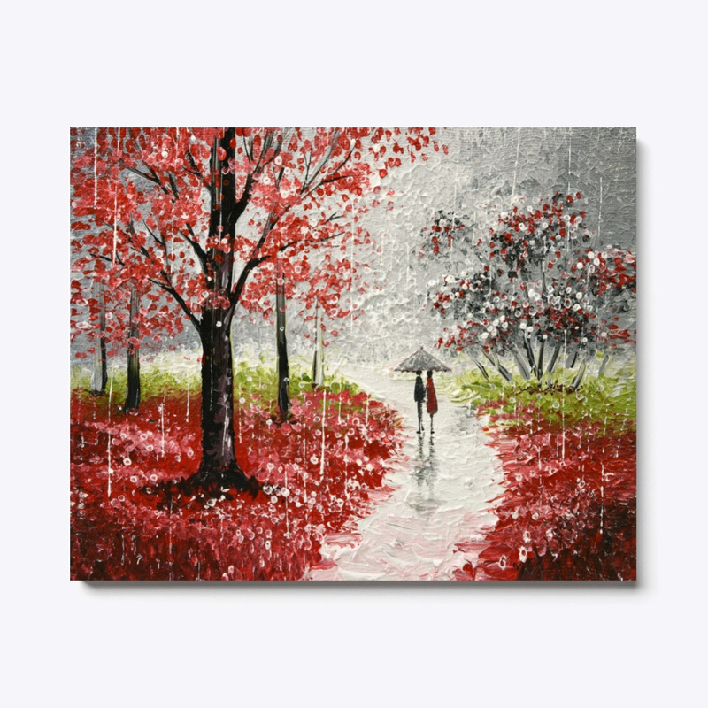 A Couple Walking in the Rain | Jay Lee Store