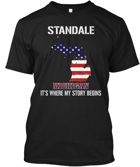 Standale Mi   Story Begins Black T-Shirt Front