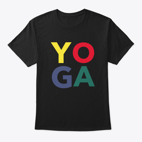 Yoga Mrdeh Black Camiseta Front