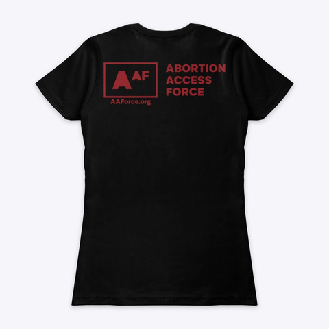 Feminist Sleeper Cell  Black T-Shirt Back