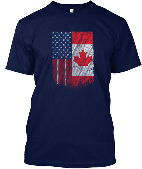 American Canadian Flag Tshirt Thanks Unisex Tshirt