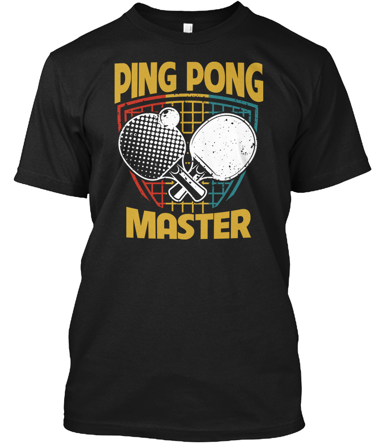 Ping Pong Master Table Tennis Paddle Unisex Tshirt