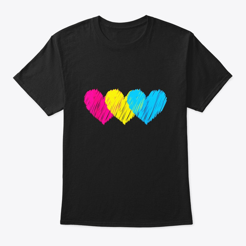 Pansexual Flag Hearts Love Lgbt Pride T