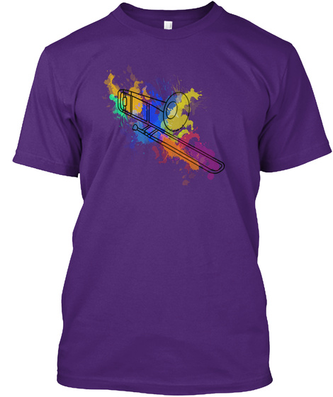Rainbow Trombone - Music Shirt