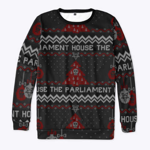 The Parliament House 2020 Ugly Sweater  Black T-Shirt Front