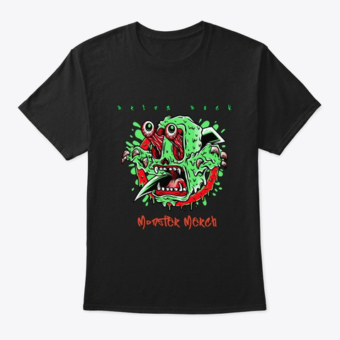 Bring Back Monster Merch! Black T-Shirt Front