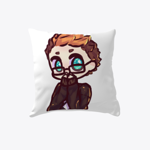 Its Just Steve V.3 Pillow! White Kaos Front