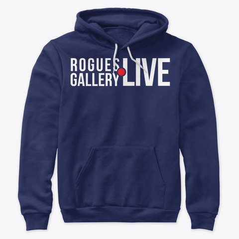Rogues Gallery Live Navy T-Shirt Front