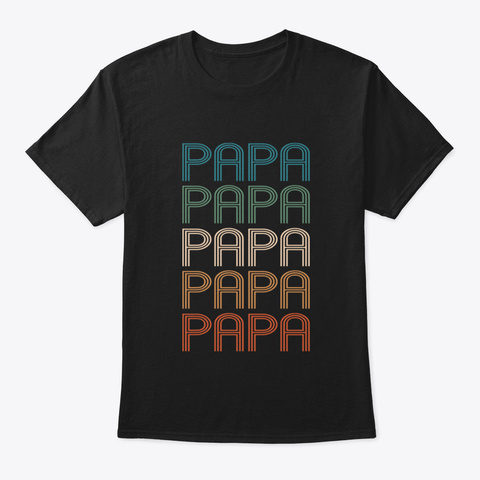 Papa Eklsb Black T-Shirt Front