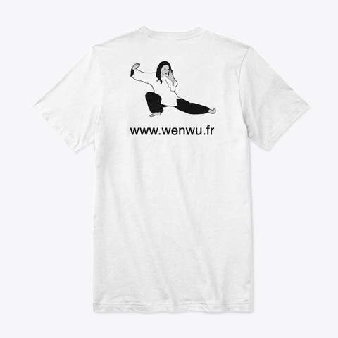 Wenwu Softness White T-Shirt Back