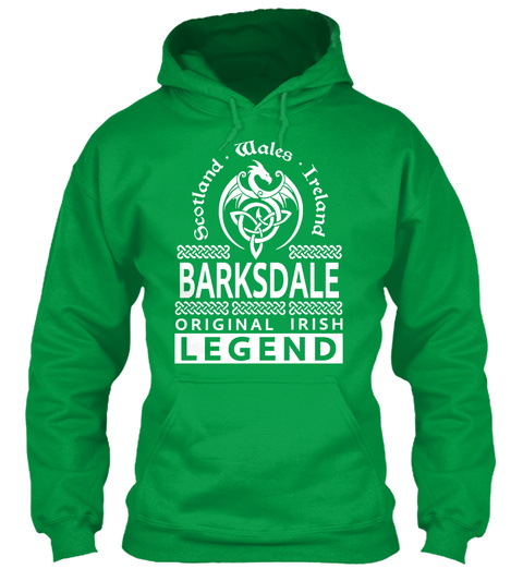 Scotland Wales Ireland Barksdale Original Irish Legend Irish Green T-Shirt Front