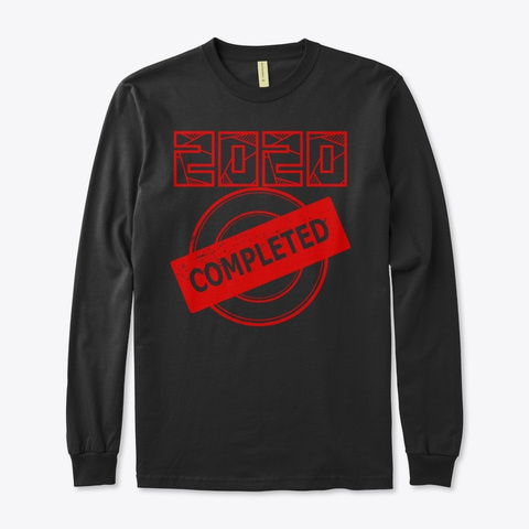 2020 Competed Black T-Shirt Front