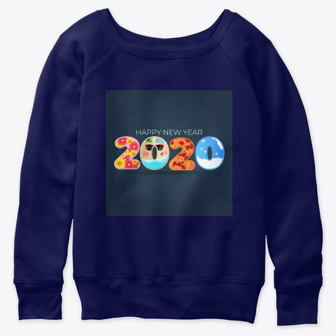 New Year 2020 Shirt, 4 Seasons Shirt Navy  T-Shirt Front