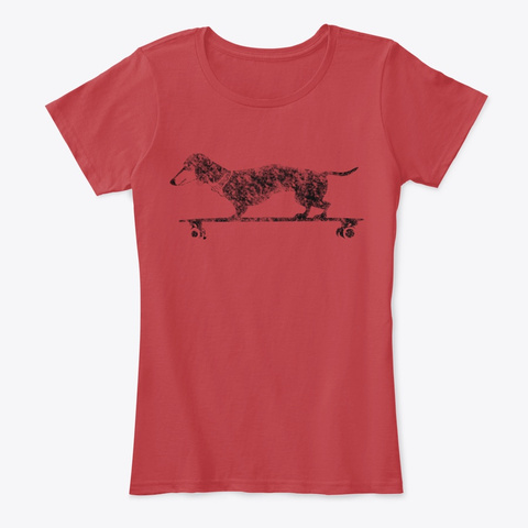 Longboard Dachshund T-shirt
