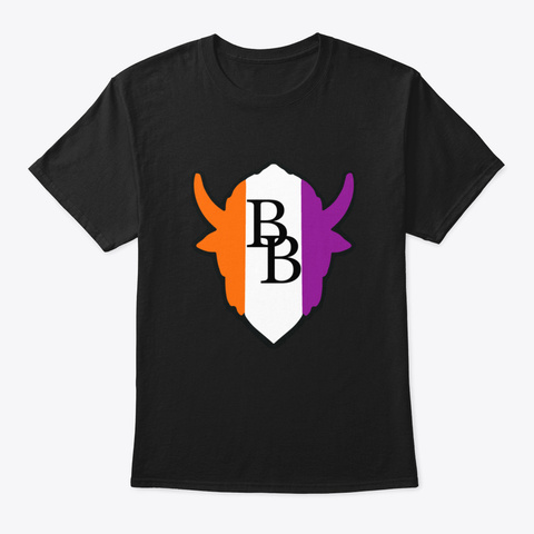 Breathe Buffalo Logo Black T-Shirt Front