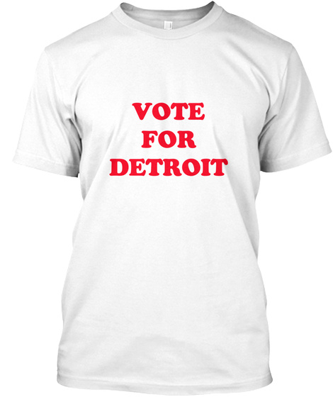 Vote For Jimmy Mens White T-Shirt Front