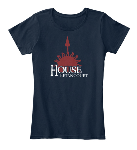 Betancourt Family House   Sun New Navy Camiseta Front