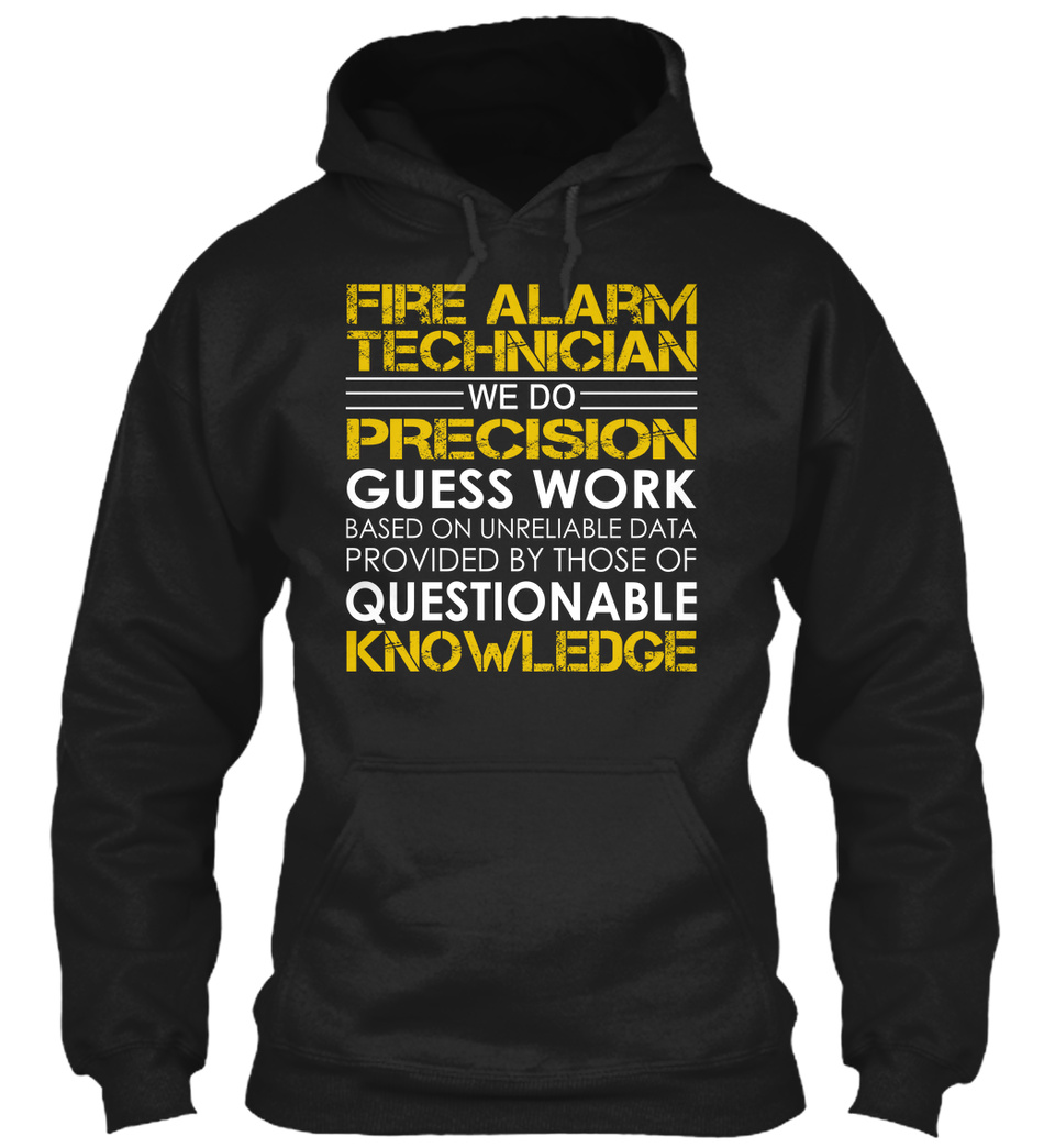 Fire Alarm Technician Precision Hanes Tagless Tee T-Shirt
