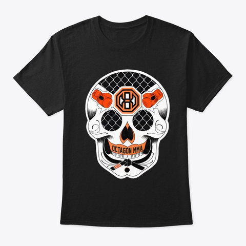 Octagon Mma Sugar Skull Slim Fit T-shirt