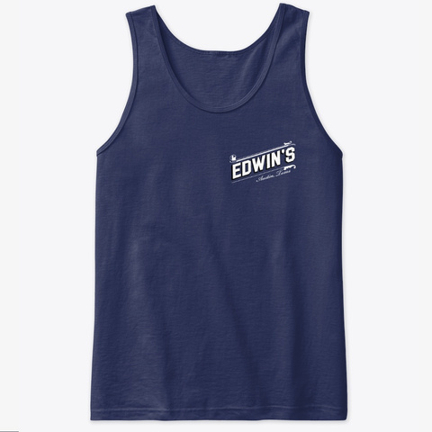 Edwin's Og Tank Navy T-Shirt Front