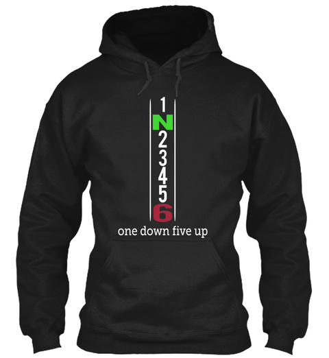 1 Down 5 Up Motorcycle Heartbeat Pulse Hooded Sweater Jacket Pullover Hoodie Top 