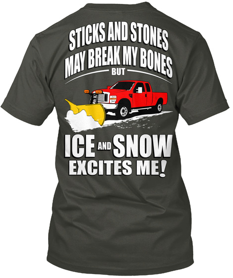 Snow Plow Truck Ice Snow T-shirthoodie