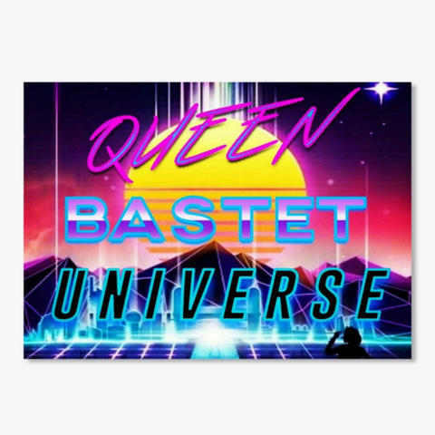 Queen Bastet Universe Sticker Aqua T-Shirt Front