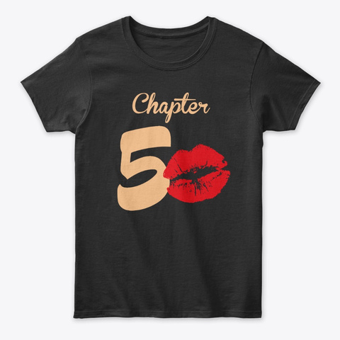 Chapter 50 Black T-Shirt Front