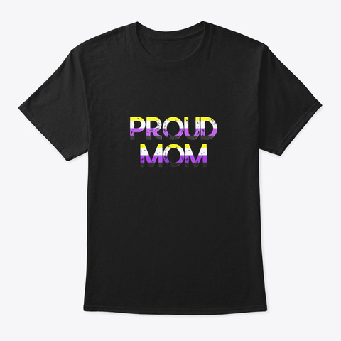 Proud Mom Nonbinary Pride Flag Tshirt